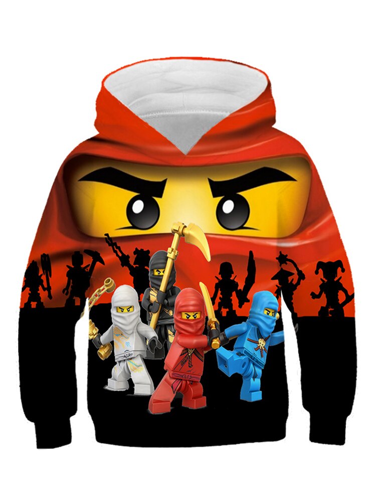 Ninja go 3D Hoodie 2