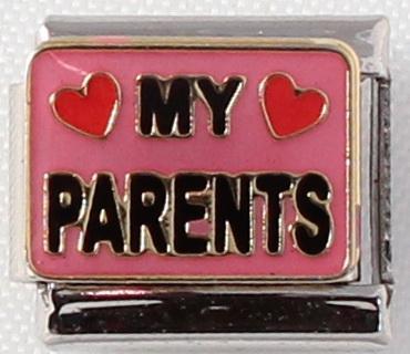 Love my Parents 9mm Charm-Charmed Jewellery