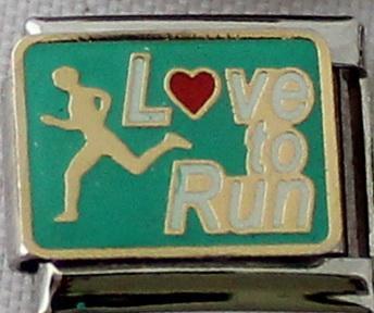 Love to Run 9mm Charm-Charmed Jewellery