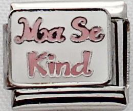 Ma se Kind (Pink) 9mm Charm-Charmed Jewellery