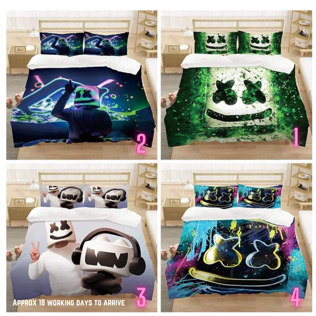 Fortnite Marshmellow Bedding