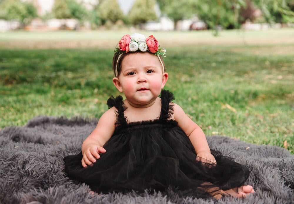 Black Tulle Dress 1000165