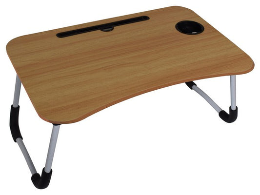 Foldable Laptop Table & Serving Tray - Brown