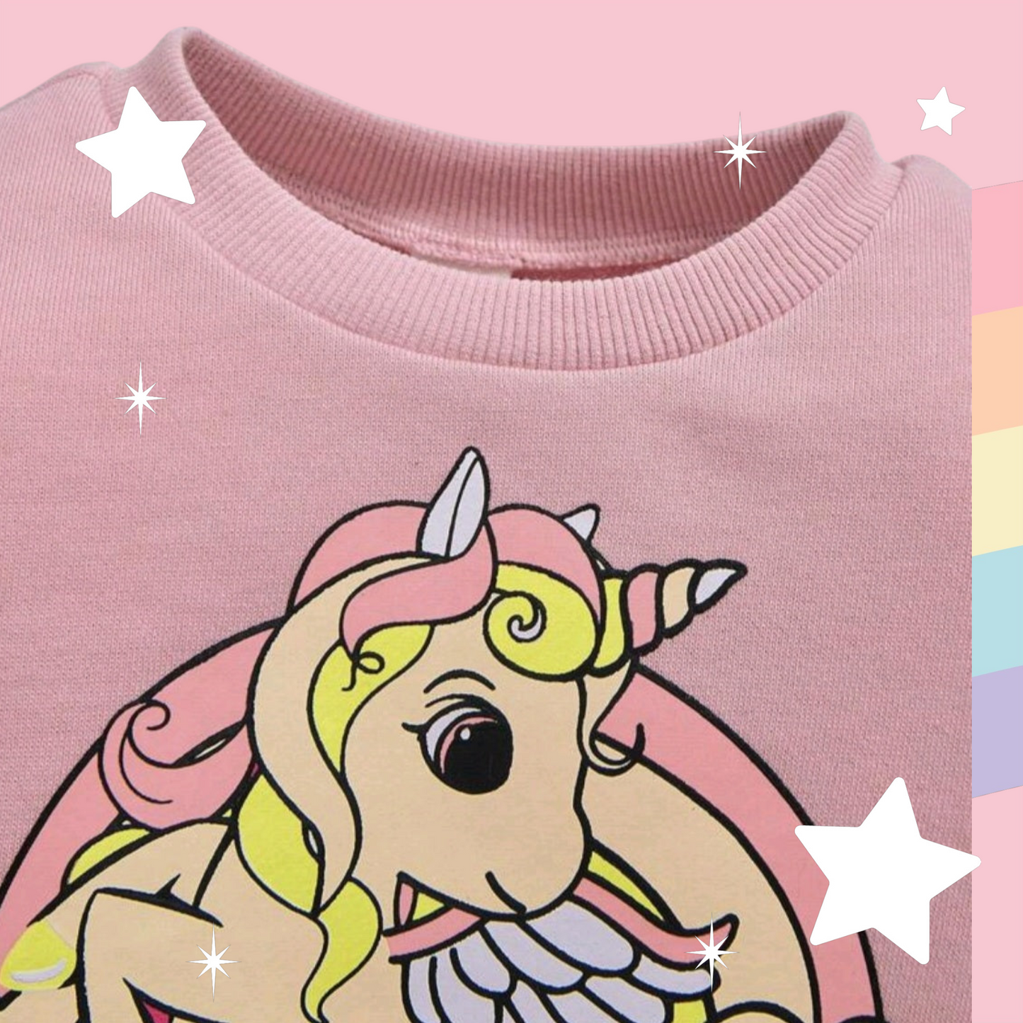 Unicorn  Cotton Crewnek Neck Top and Legging