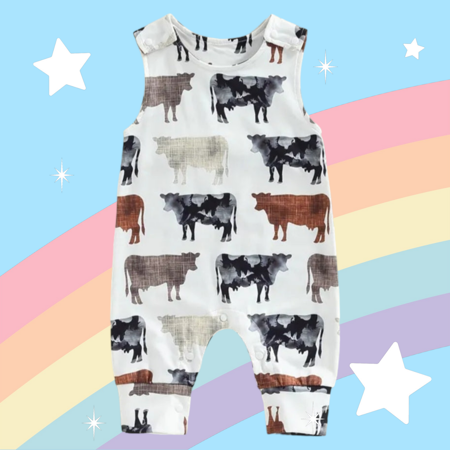 Ranch Life, Cow Jumpsuit