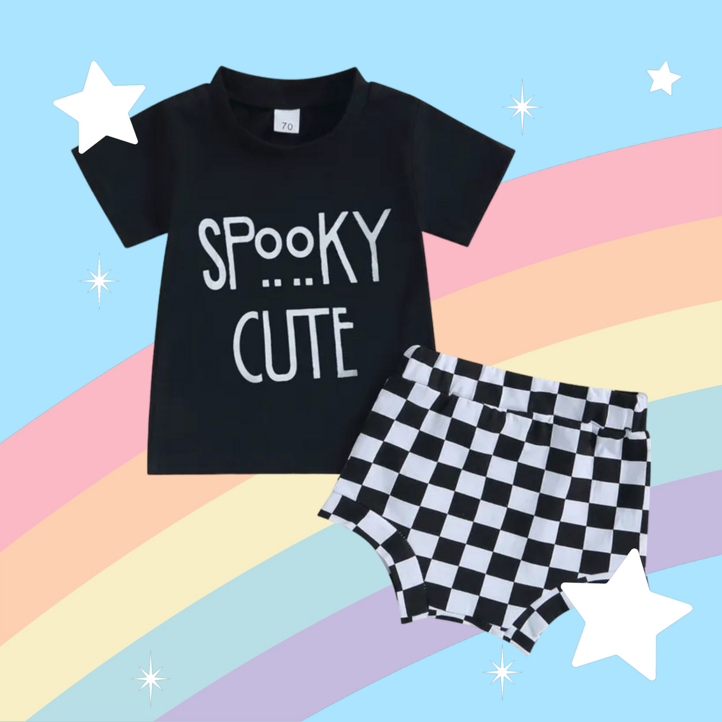 Spooky Cute Romper and Bloomer (Gender Neutral)