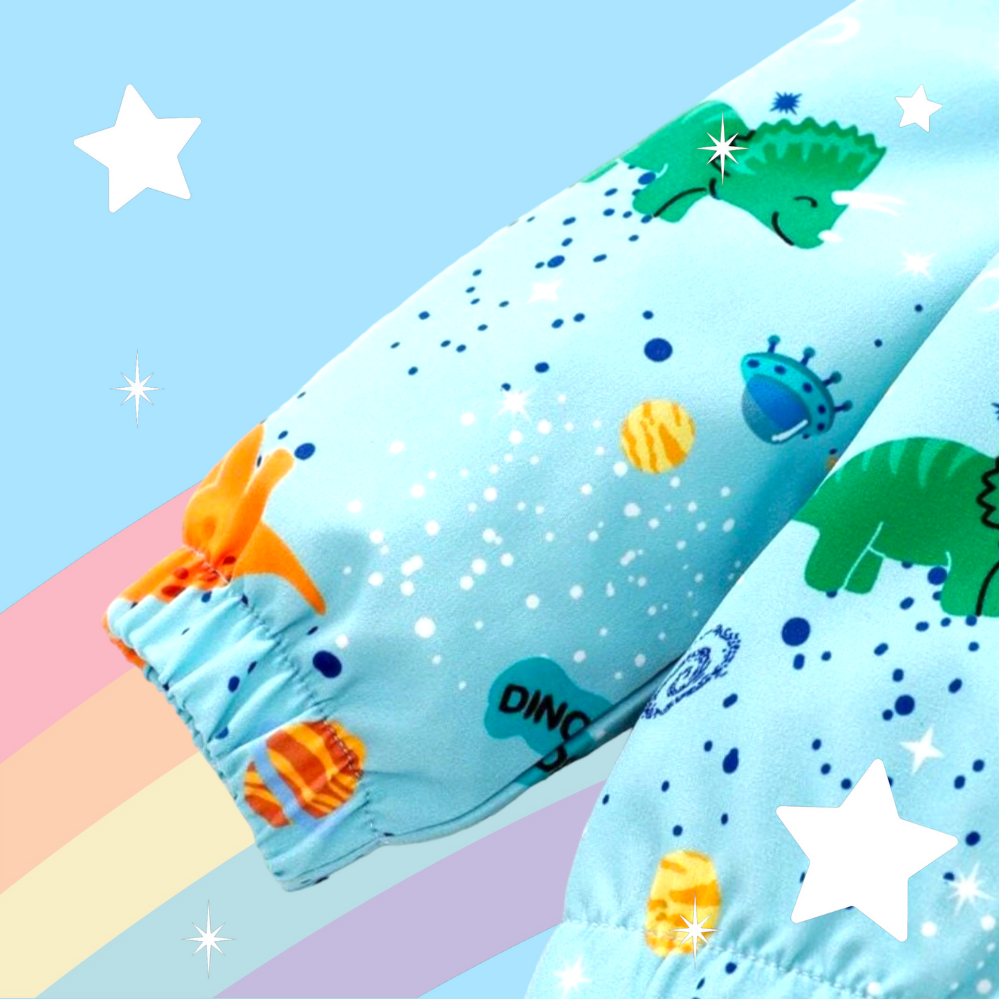 Blue Dinosaur Windbreaker Jacket 1001095