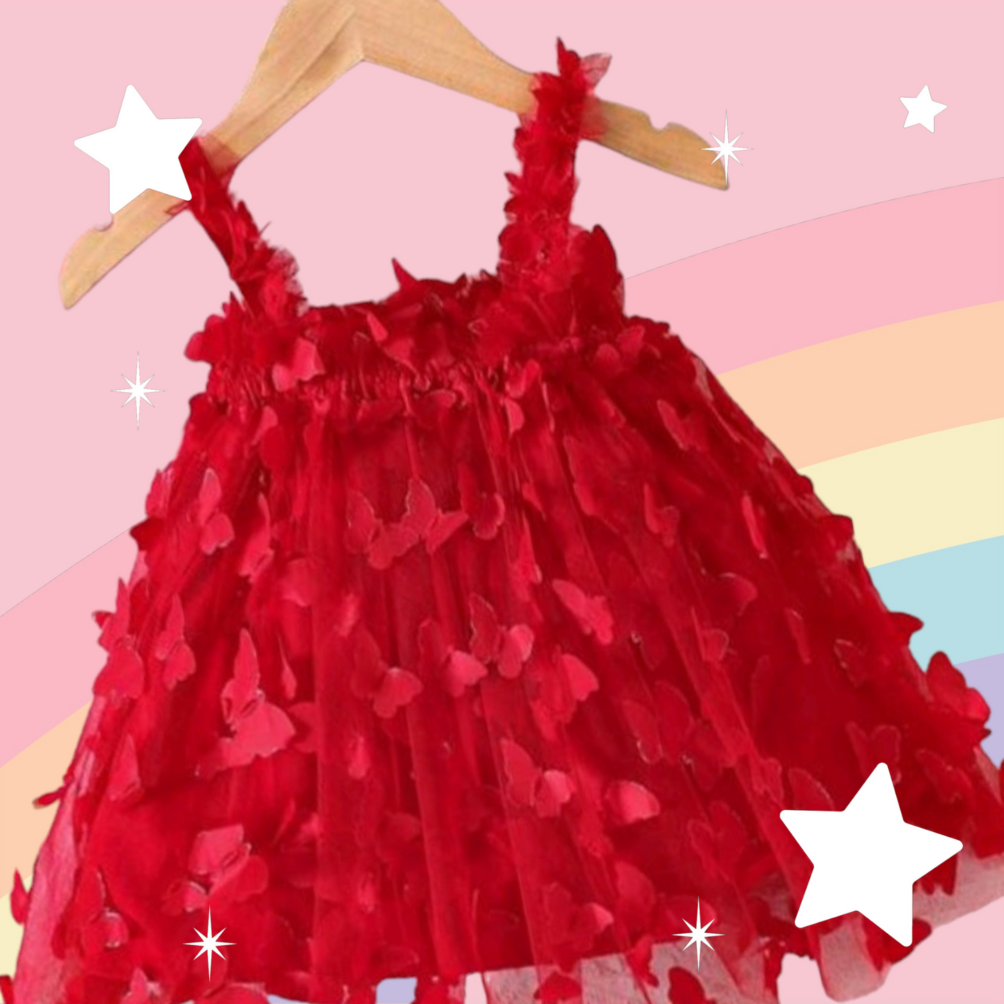 Red Butterfly Dress  1000225