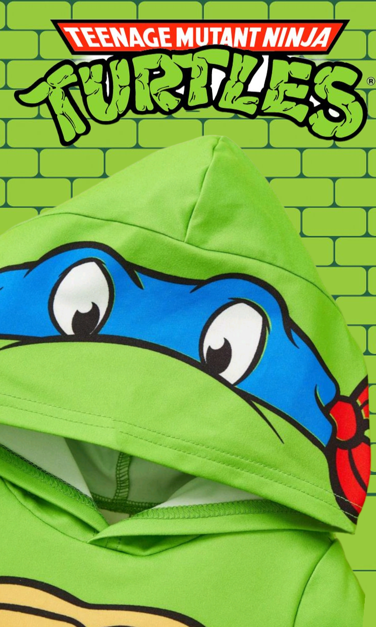 Ninja Turtles Hooded Romper 2000175