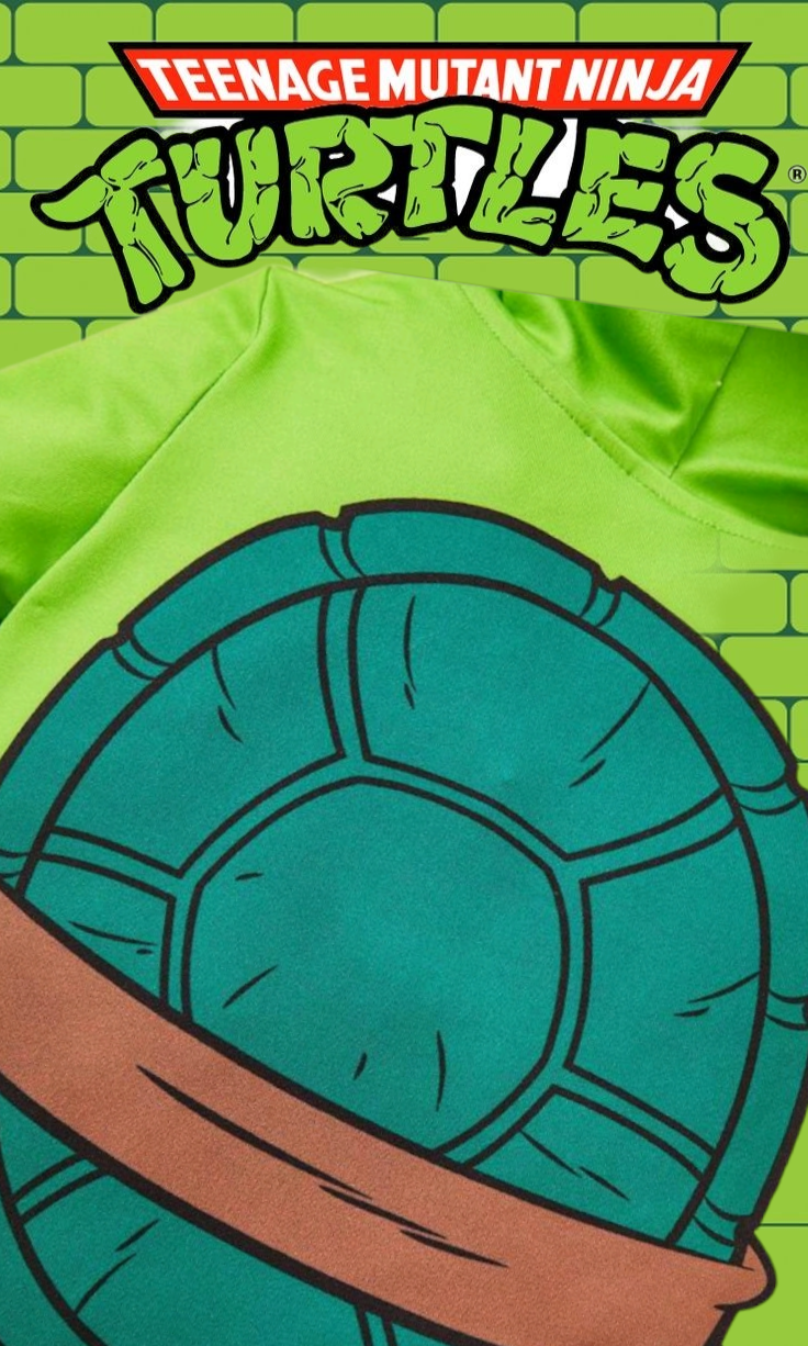 Ninja Turtles Hooded Romper 2000175