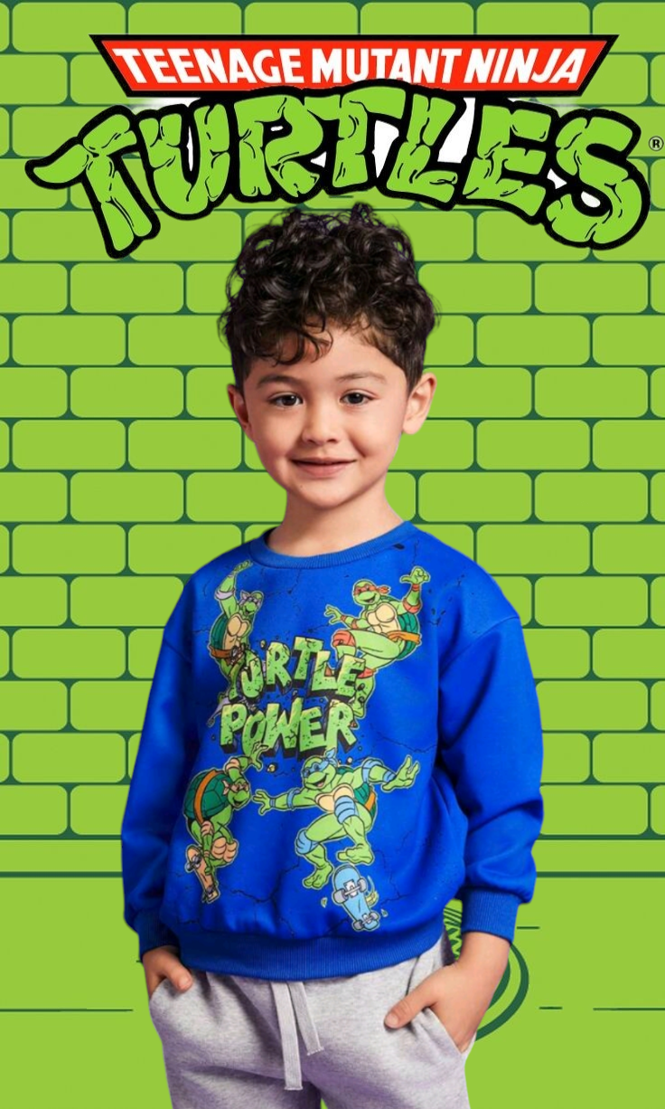 Ninja Turtles Long Sleeve Crewnek Top 2000177