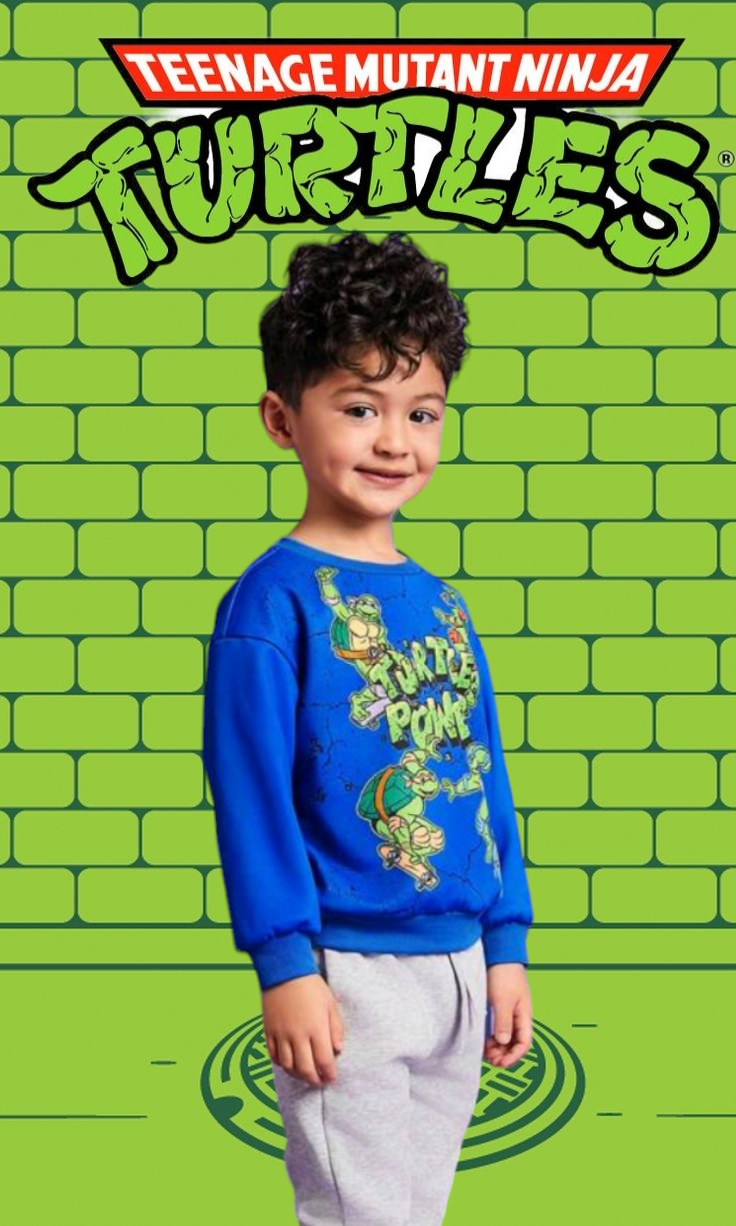 Ninja Turtles Long Sleeve Crewnek Top 2000177