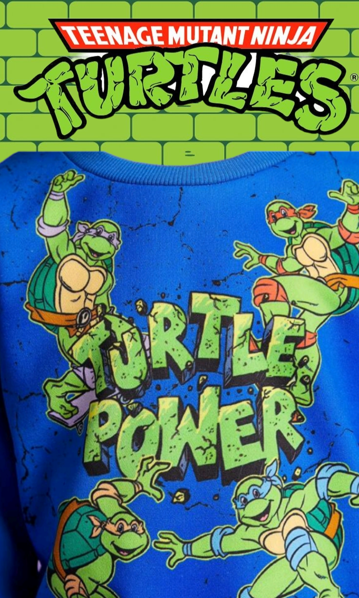 Ninja Turtles Long Sleeve Crewnek Top 2000177