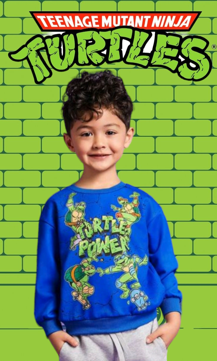 Ninja Turtles Long Sleeve Crewnek Top 2000177