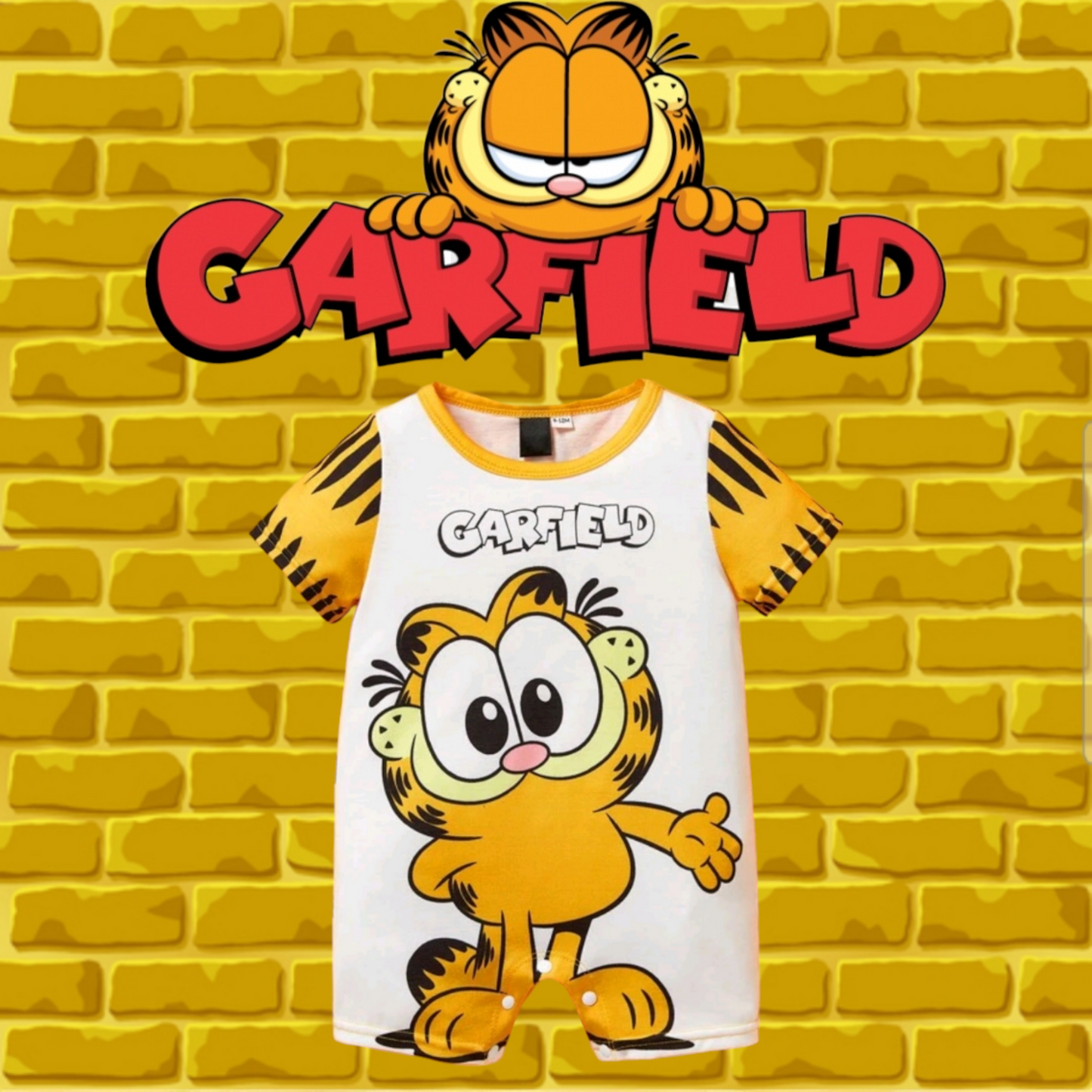 Garfield Romper Gender Neutral 