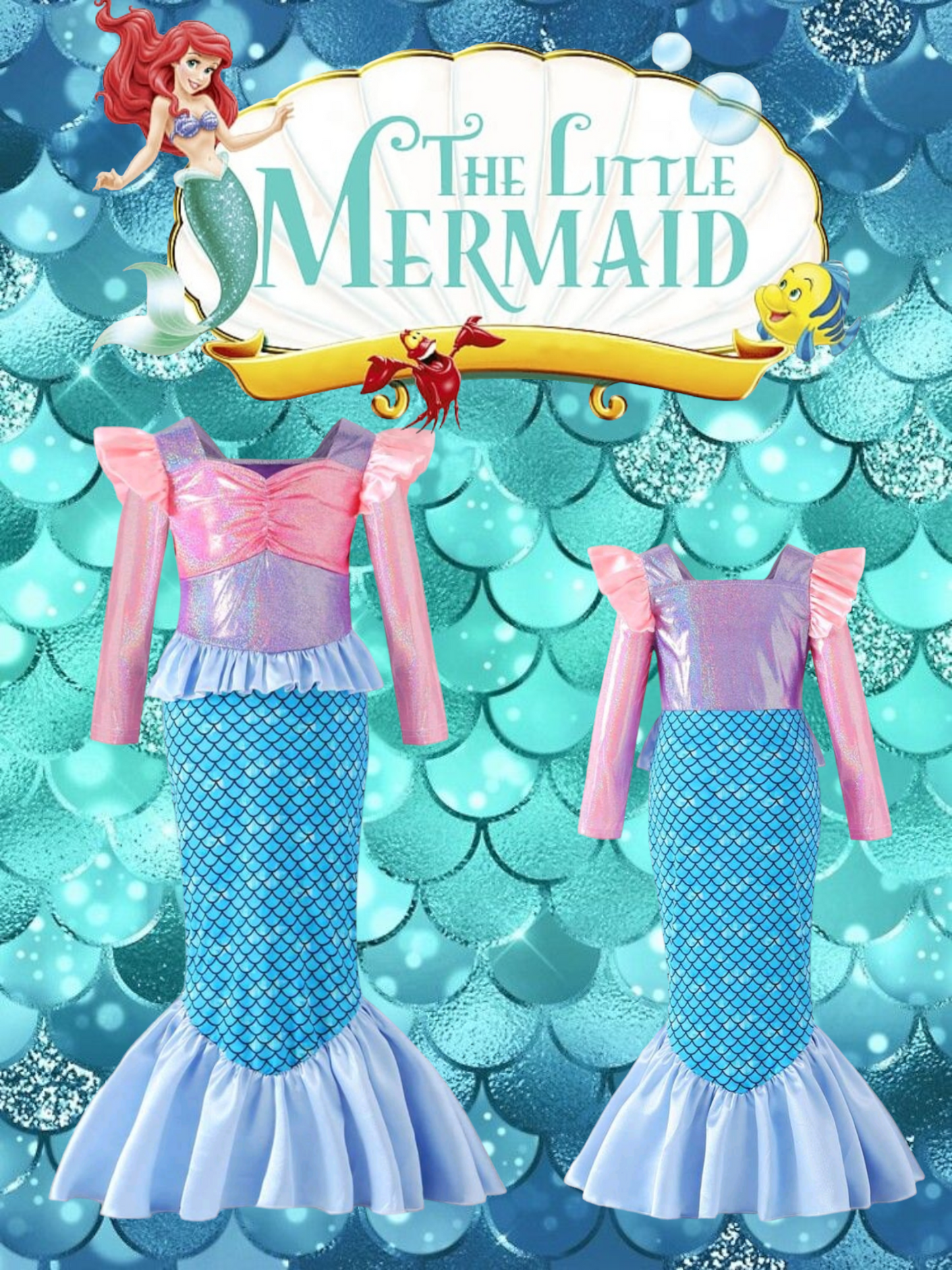 Little Mermaid Costume 1000148