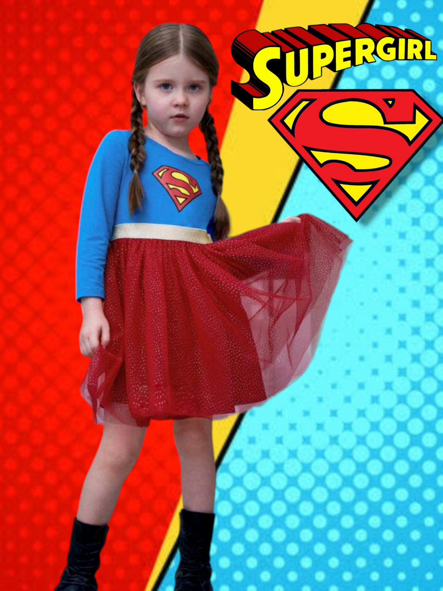 Super Girl Dress #1000553