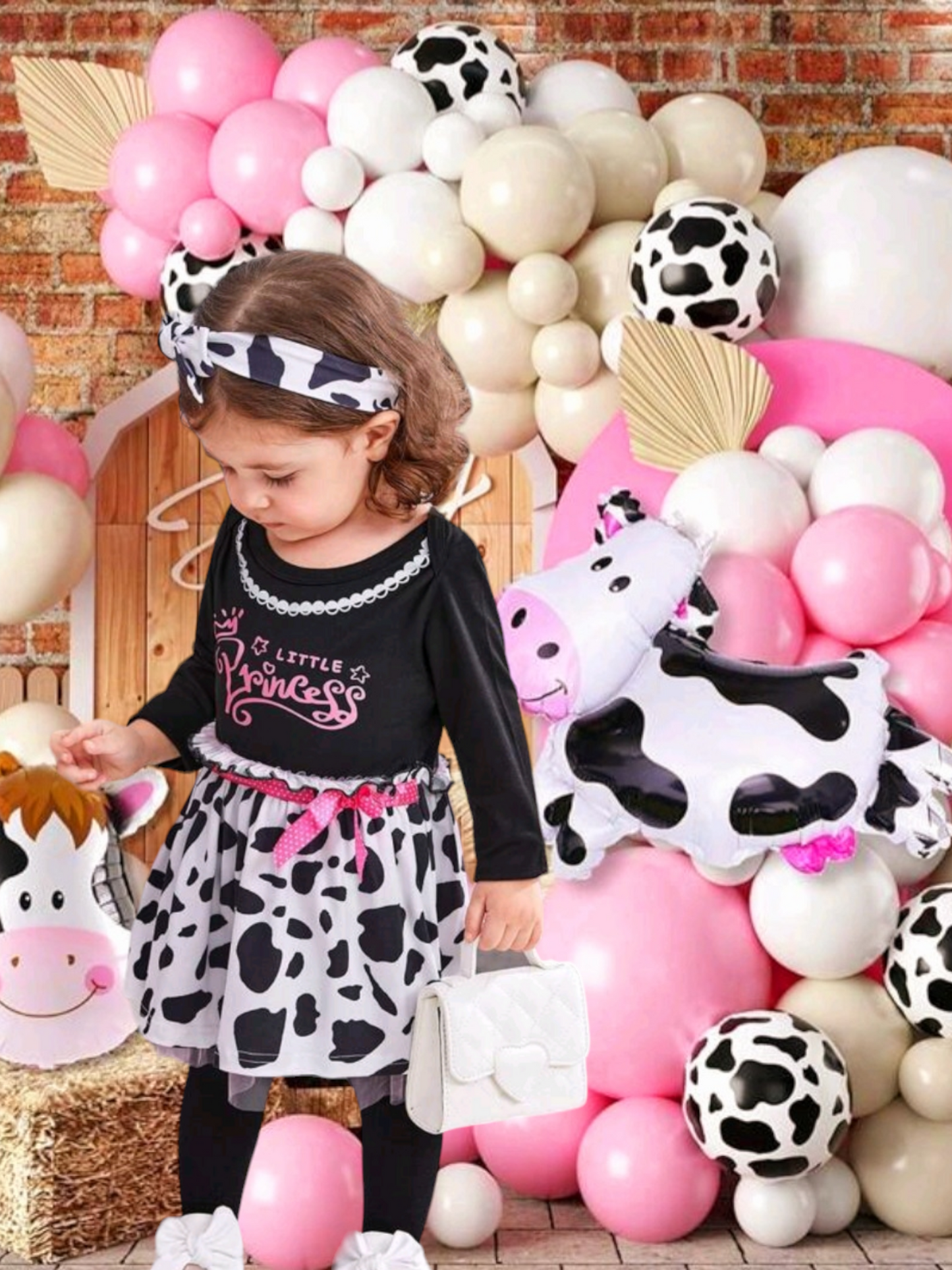 Little Princess Romper Dress with Headband 100072