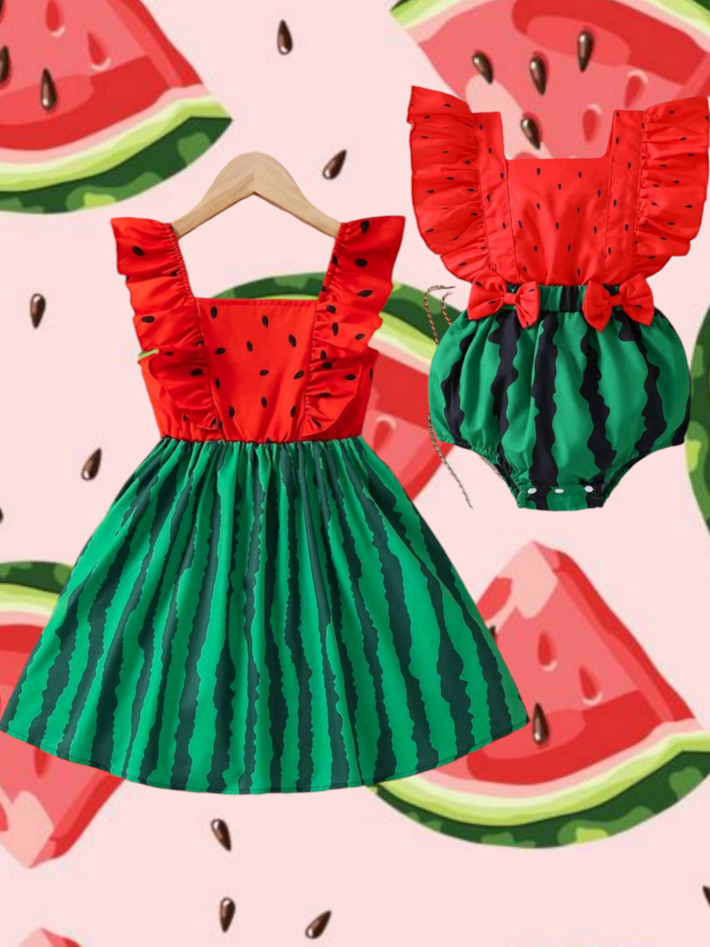 Sibling Watermellon Outfit 