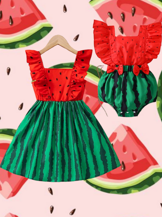 Sibling Watermellon Outfit  1000917