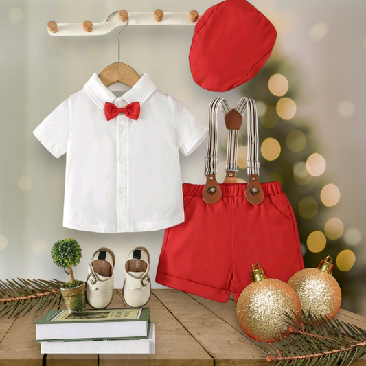 Red Gentleman Suit 5PSC