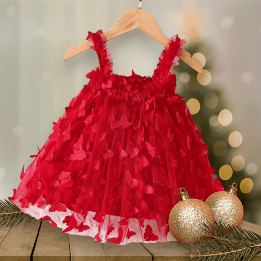 Red Butterfly Dress 