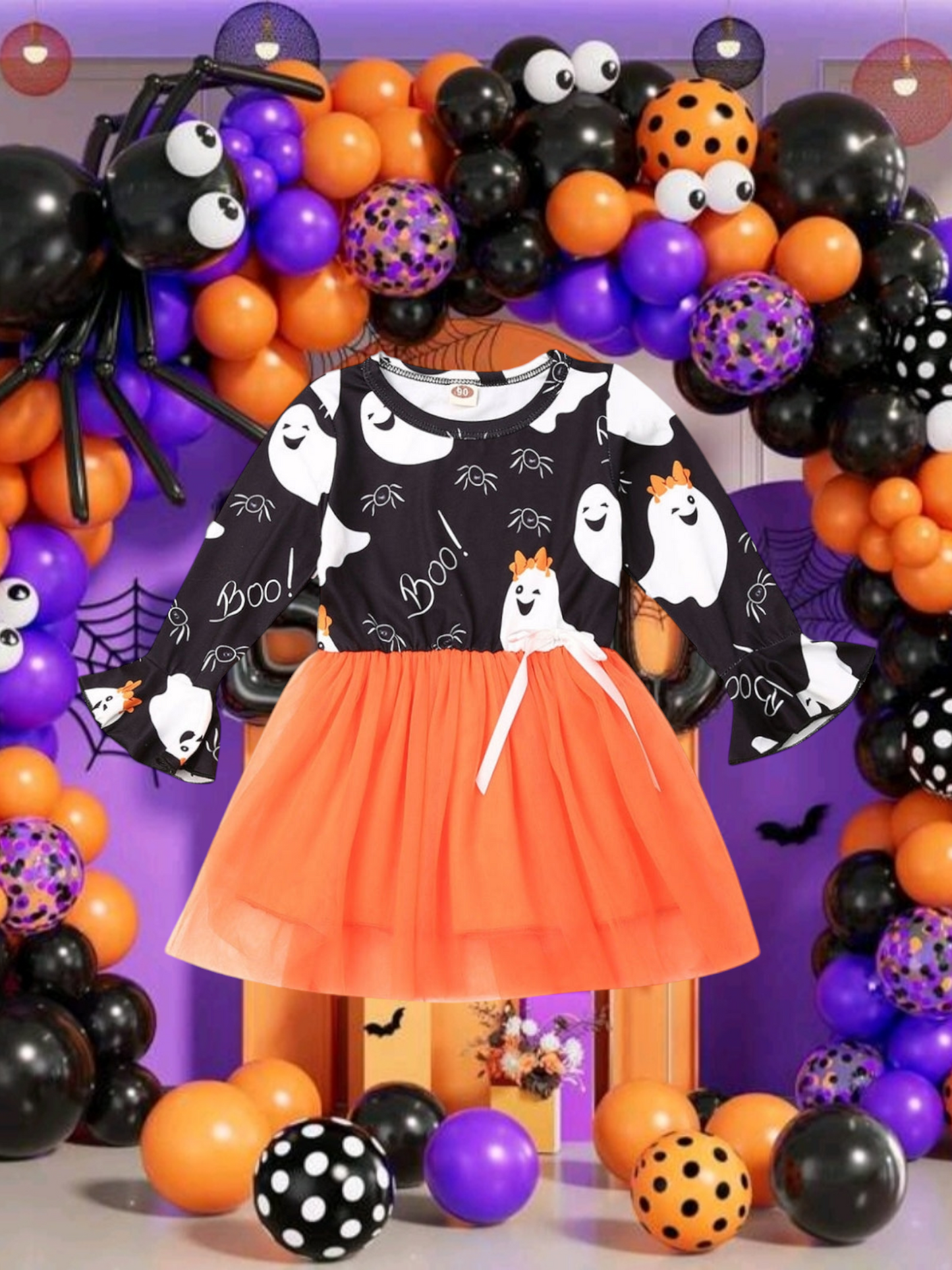 Boo!! Orange Tutu Dress #1000671