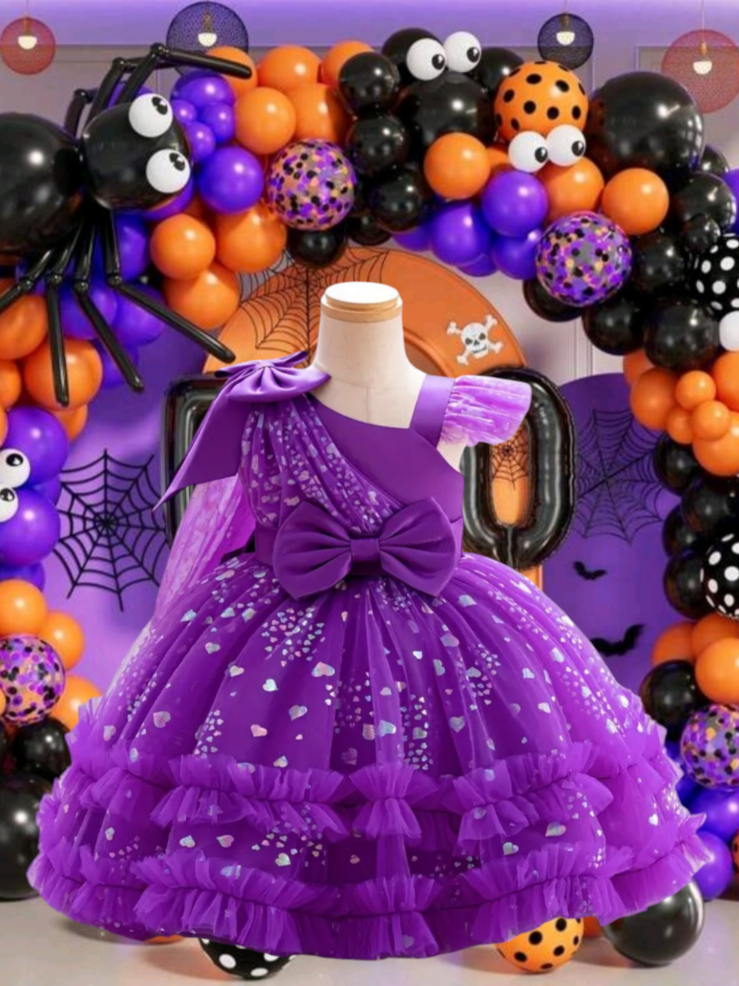 Purple Special Occassion Ball Gown 