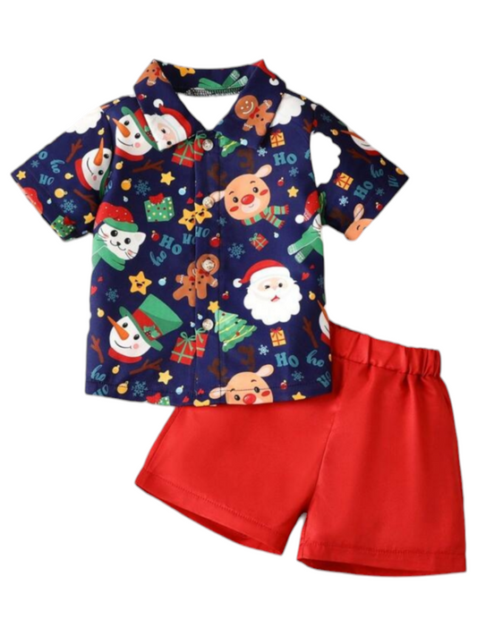 Christmas Shirt and Shorts