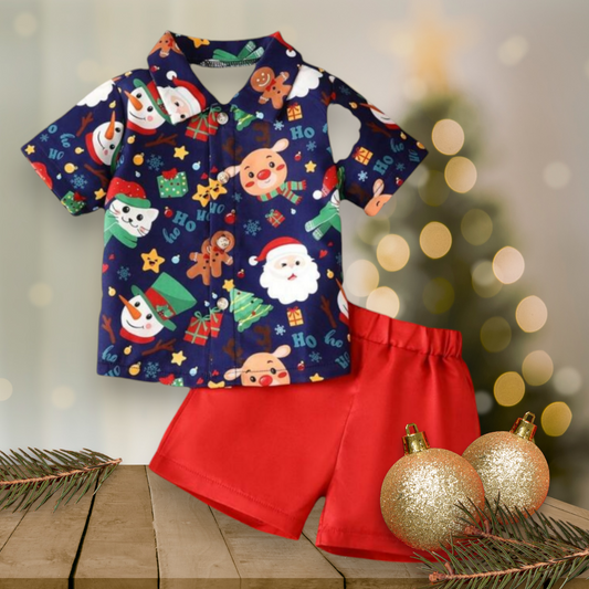 Christmas Shirt and Shorts