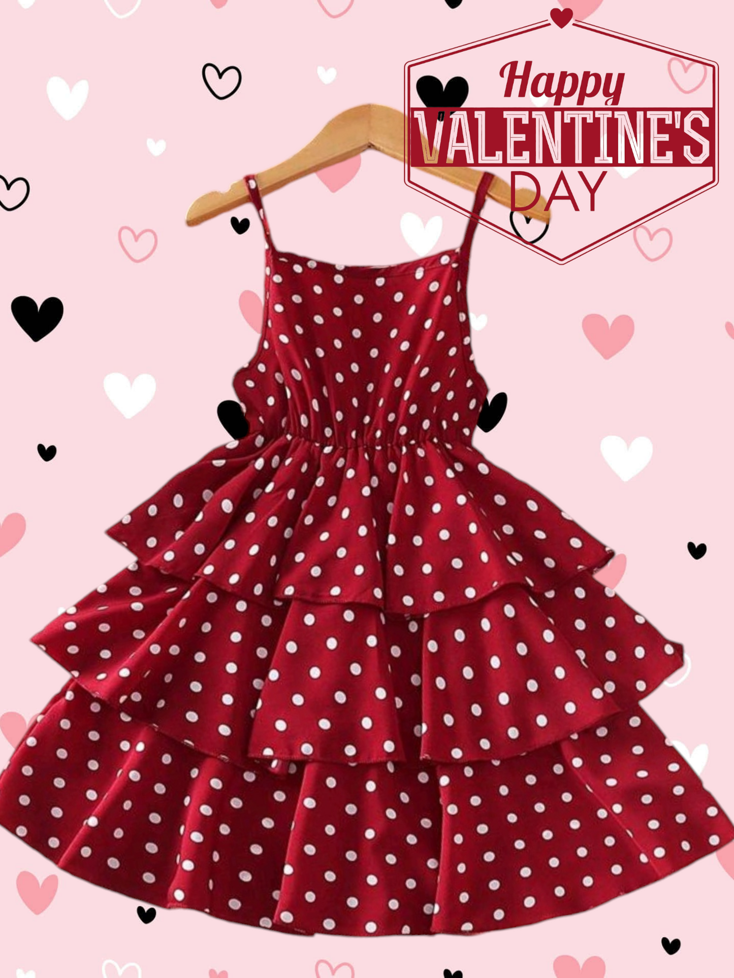 Red Polka Dress Sibling Outfit 