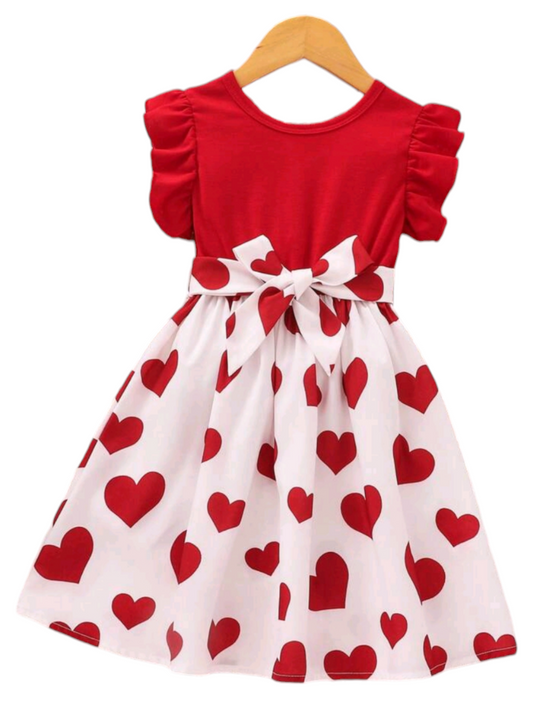 Valentine's Dress with Belt