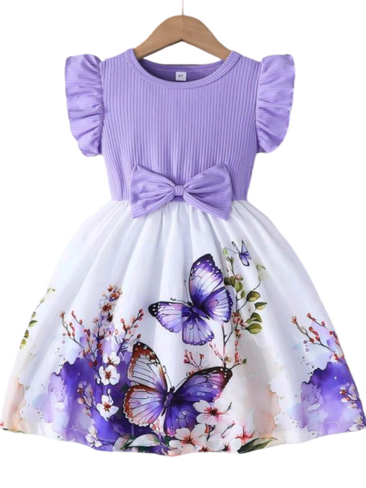 Purple Butterfly Dress