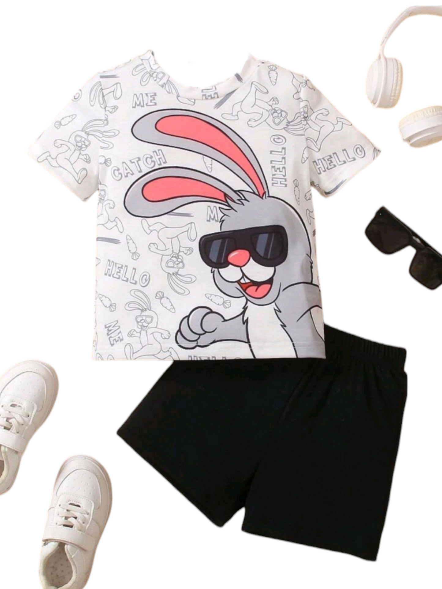 Bunny T-shirt and Shorts