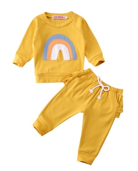 Yellow Rainbow Tracksuit