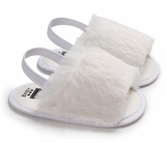 White Slippers /  Sandals 