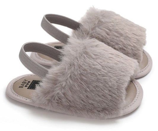 grey Slippers /  Sandals 