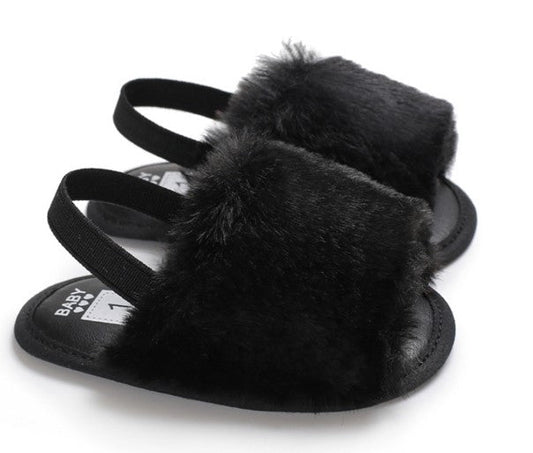 Black Slippers /  Sandals 