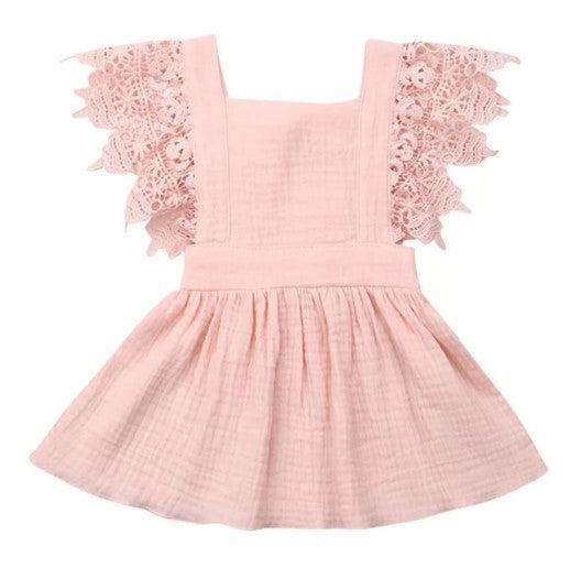 Peach Lace Dress 1000232