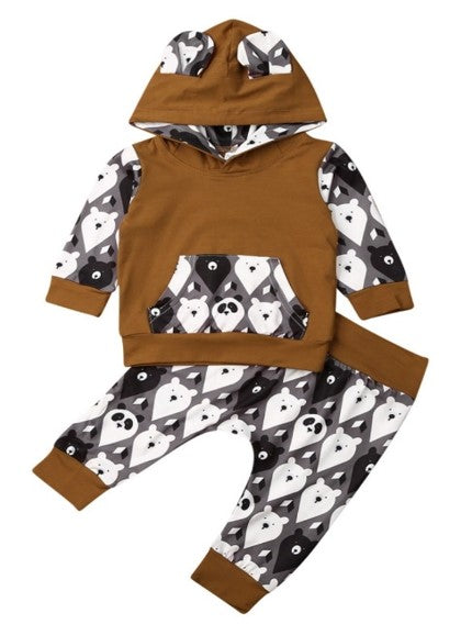 Bear Hooded Tracksuit 20009