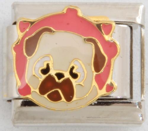 Pug 9mm Charm-Charmed Jewellery