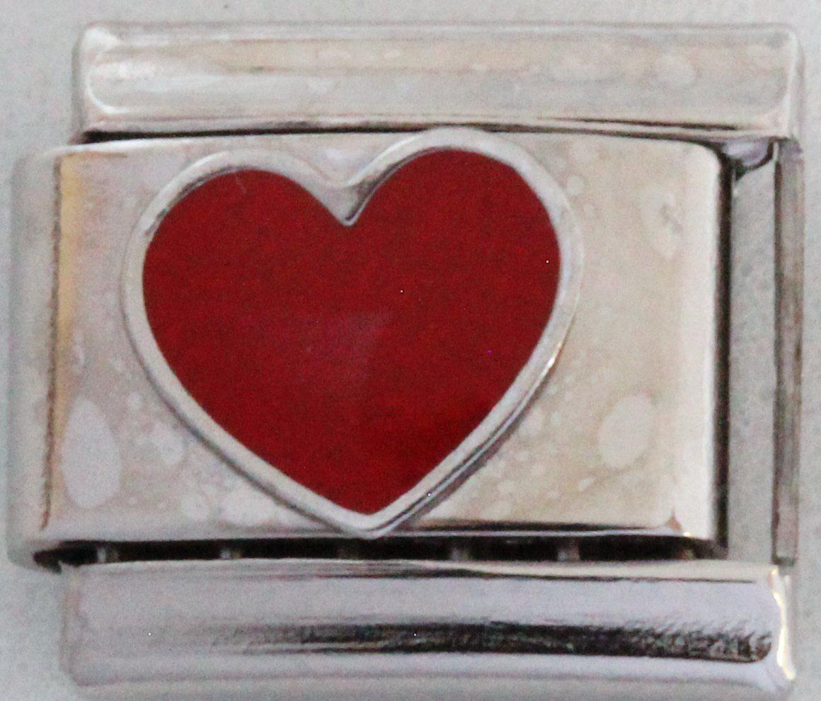 Red Heart 9mm Charm-Charmed Jewellery