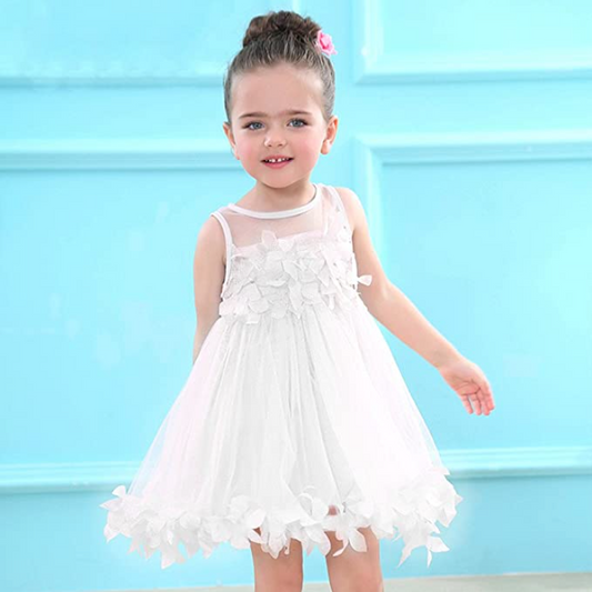 White Flower Dress