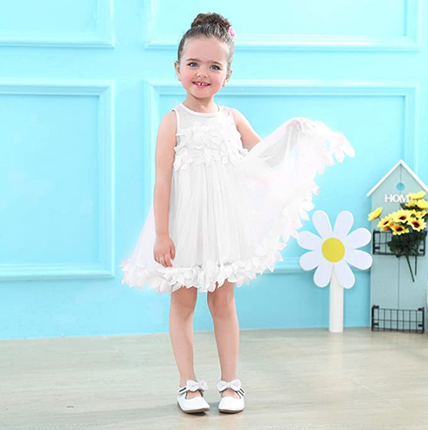 White Flower Dress 1000307