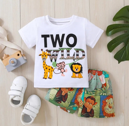 Two Wild T-shirt and Shorts  200064