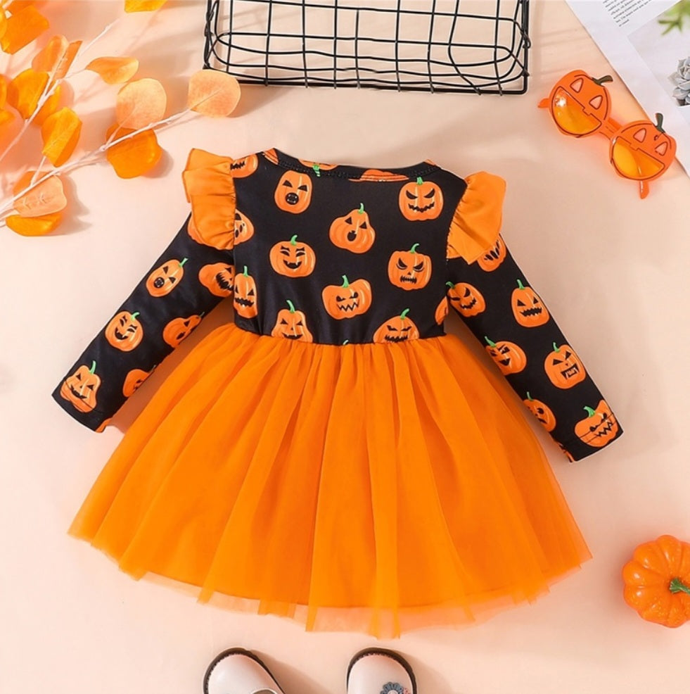 Pumpkin Tulle Dress 