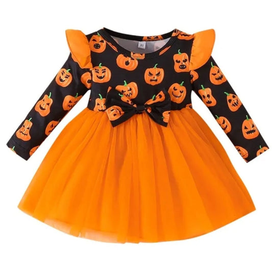 Pumpkin Tulle Dress 