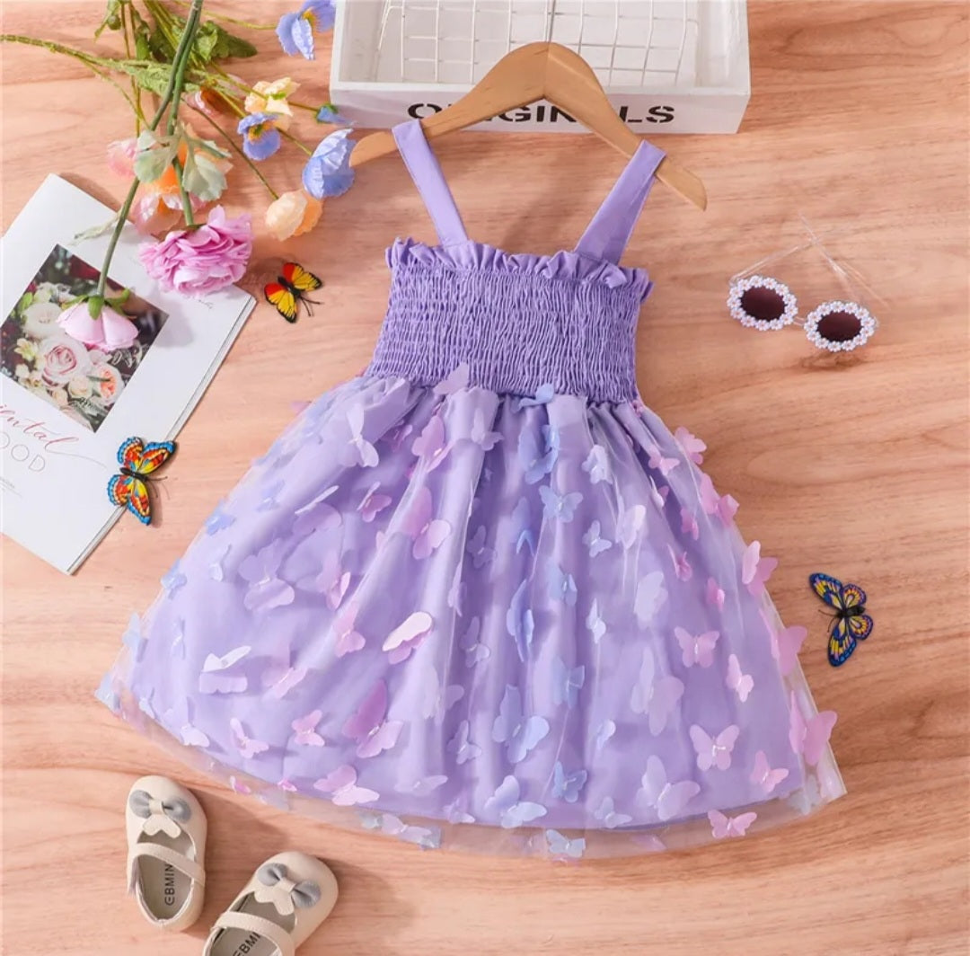 Purple Butterfly Dress 1000252