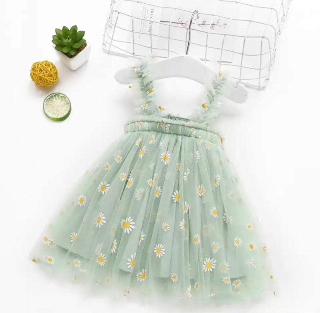 Green Daisy Dress 1000282