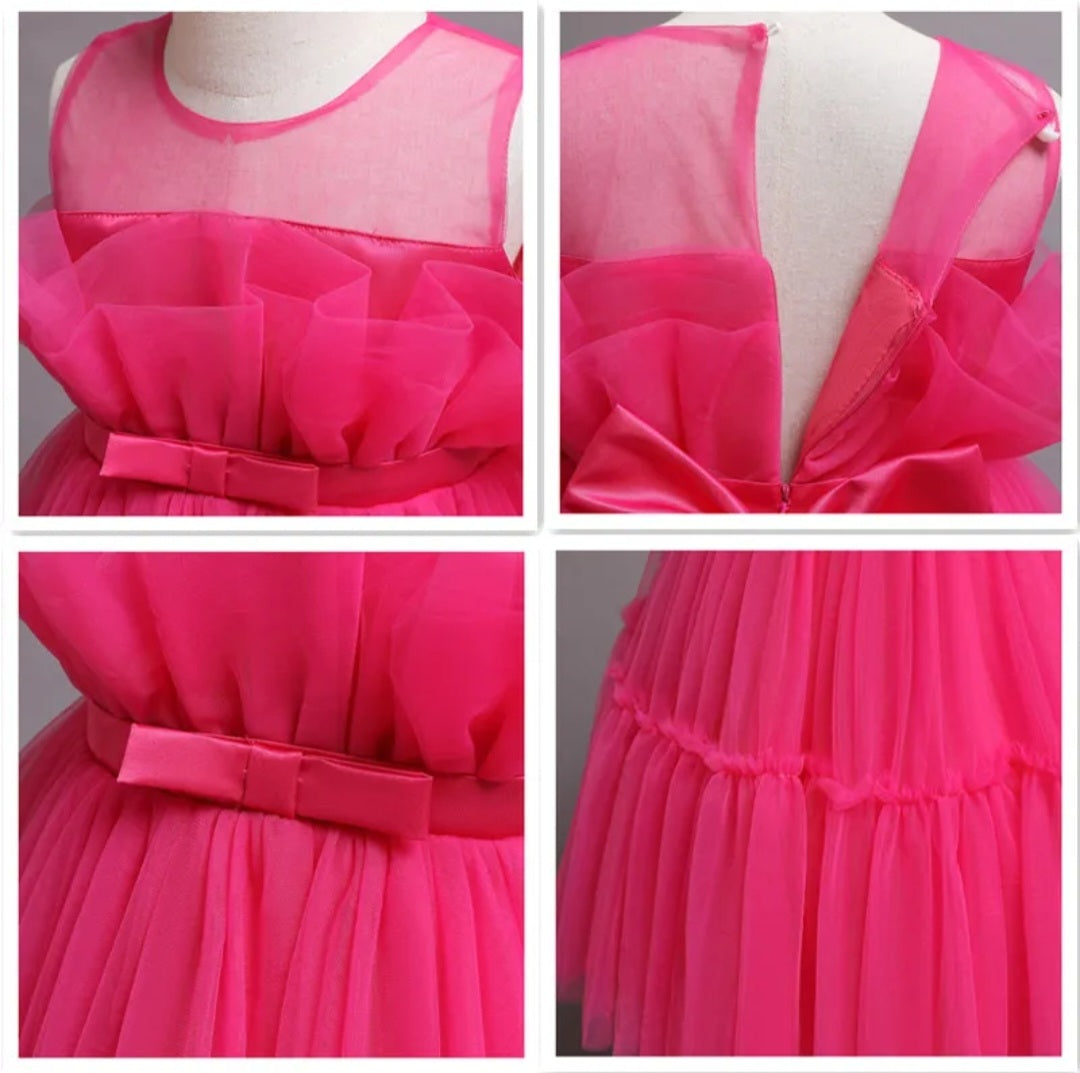 Cerise Pink Special Occasion Dress  1000841